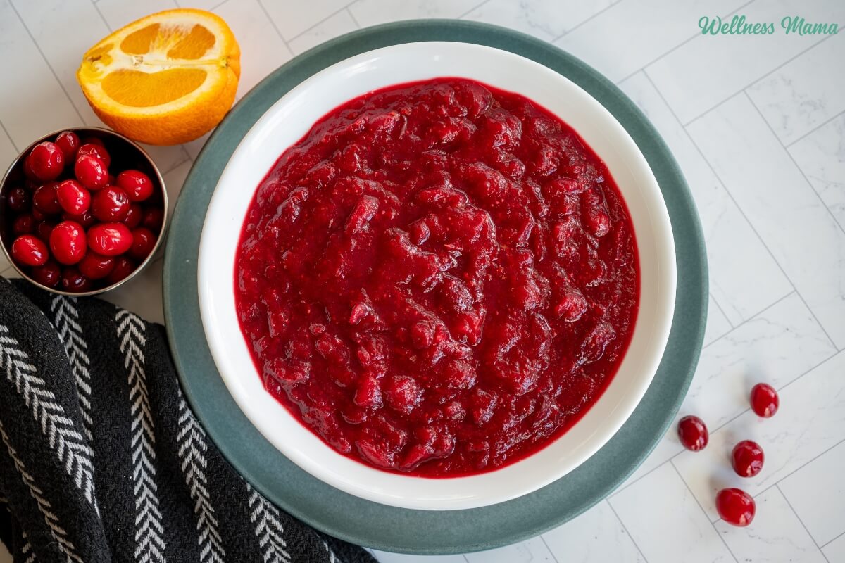 Healthy Cranberry Sauce Recipe