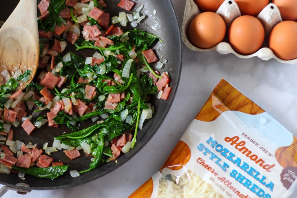 Turkey bacon kale and cheese egg muffins.jpg Turkey bacon kale and cheese egg muffins