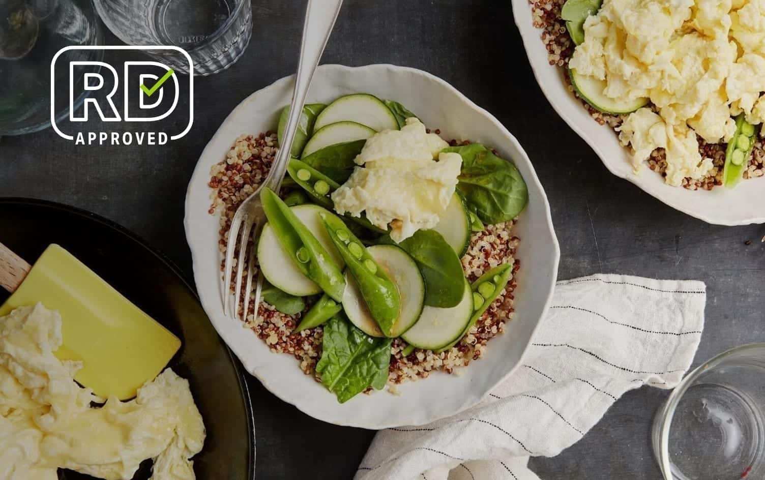 Egg White Quinoa Bowl With Veggies | Recipes