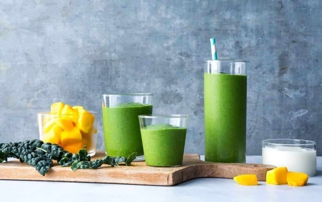 Green Mango Kale Protein Shake