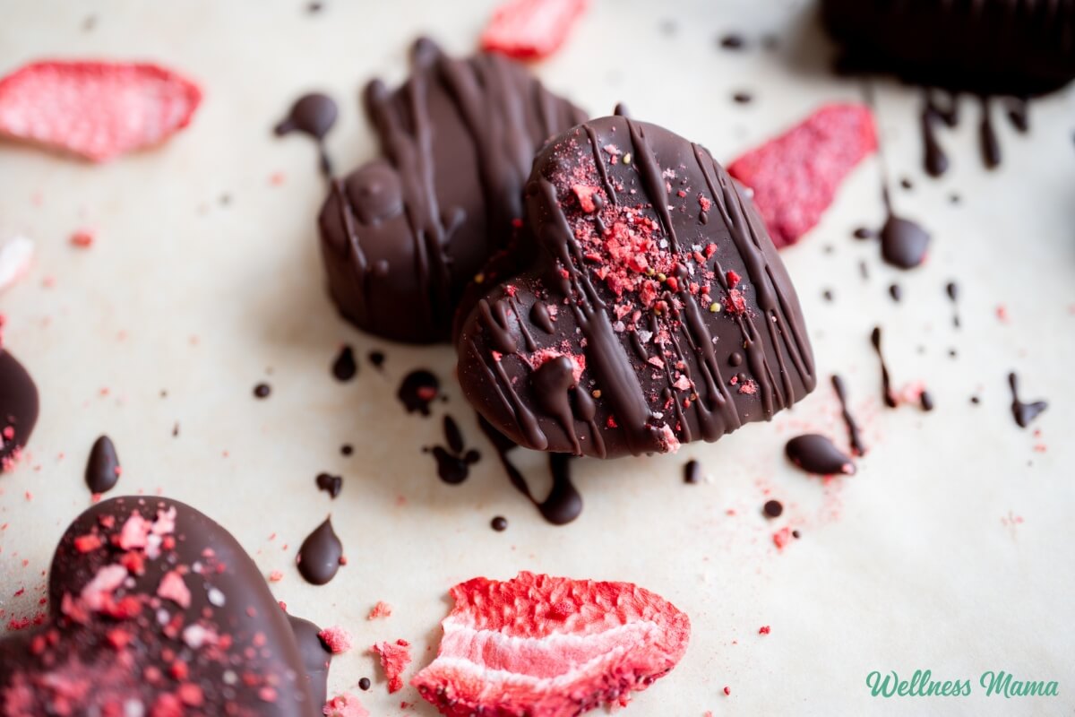 Bite Size Chocolate Covered Raspberry Bites
