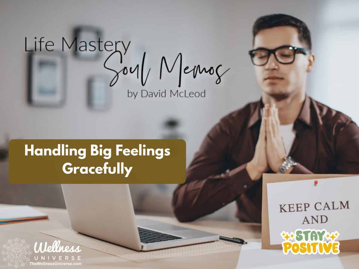 Life Mastery Soul Memos with David McLeod | Handling Big Feelings Gracefully