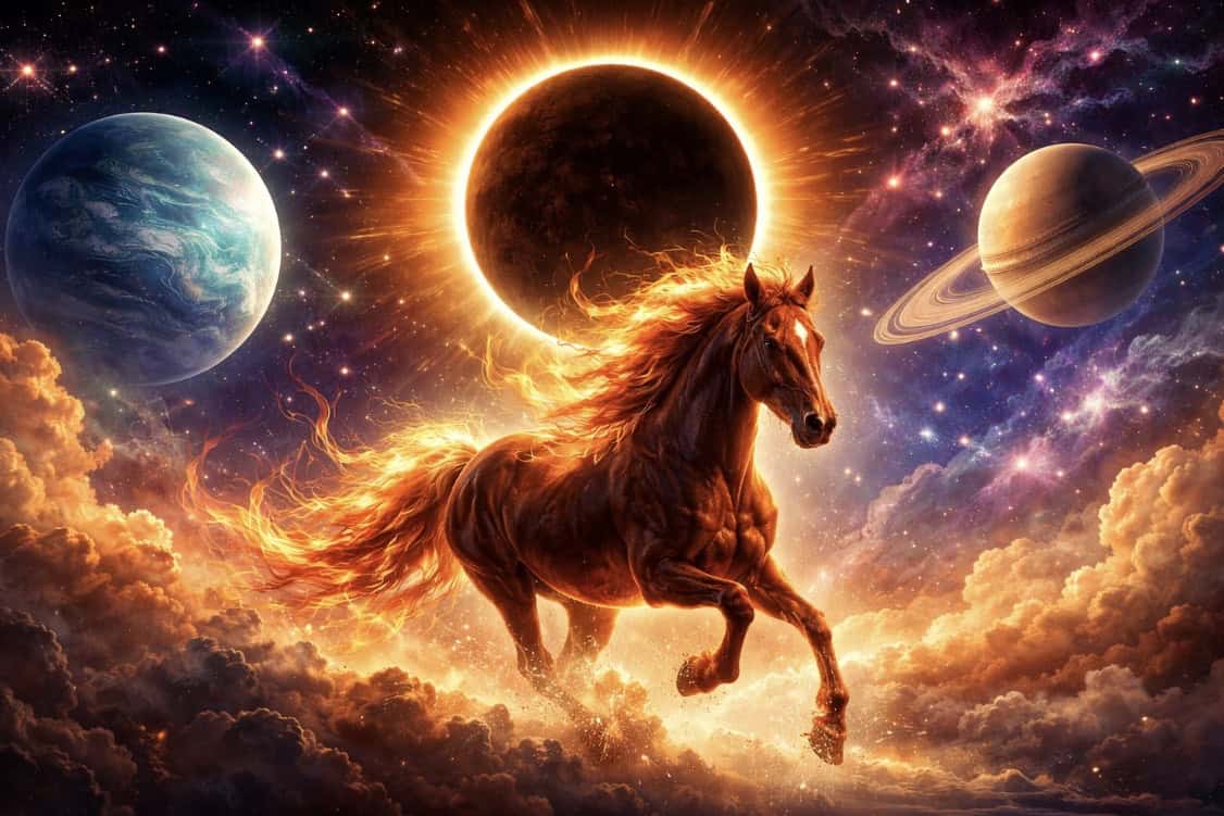 Supercharge Your Next Chapter: With the Fire Horse, Eclipse Energy, and Saturn–Neptune Conjunction in Aries