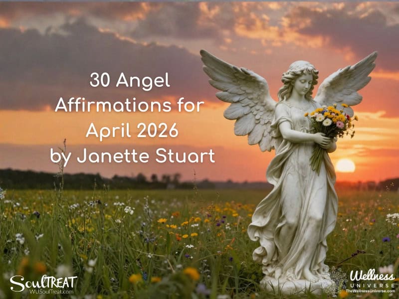 30 Angel Affirmations for April 2026 by Janette Stuart