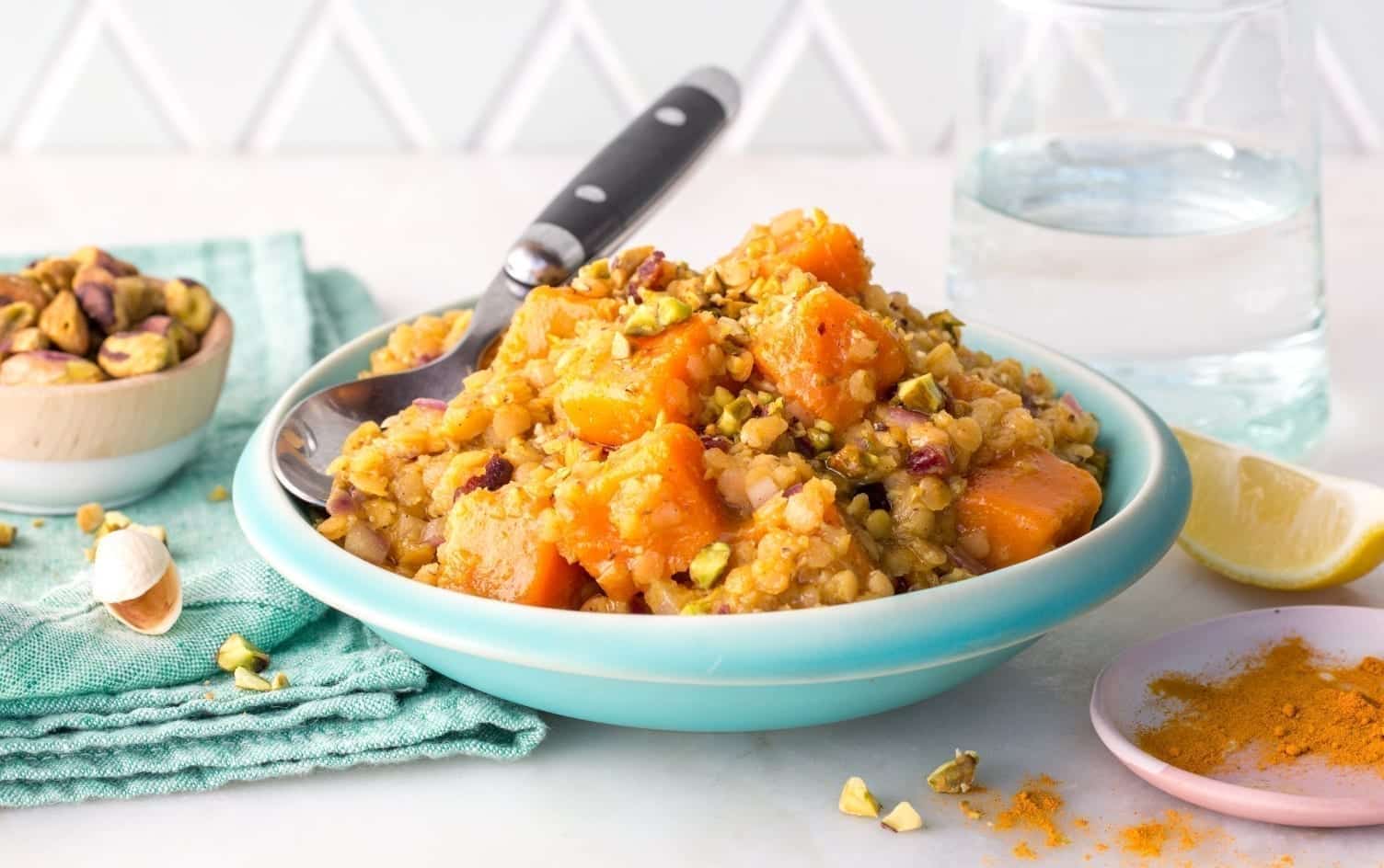 Red Lentil Tagine With Pistachios