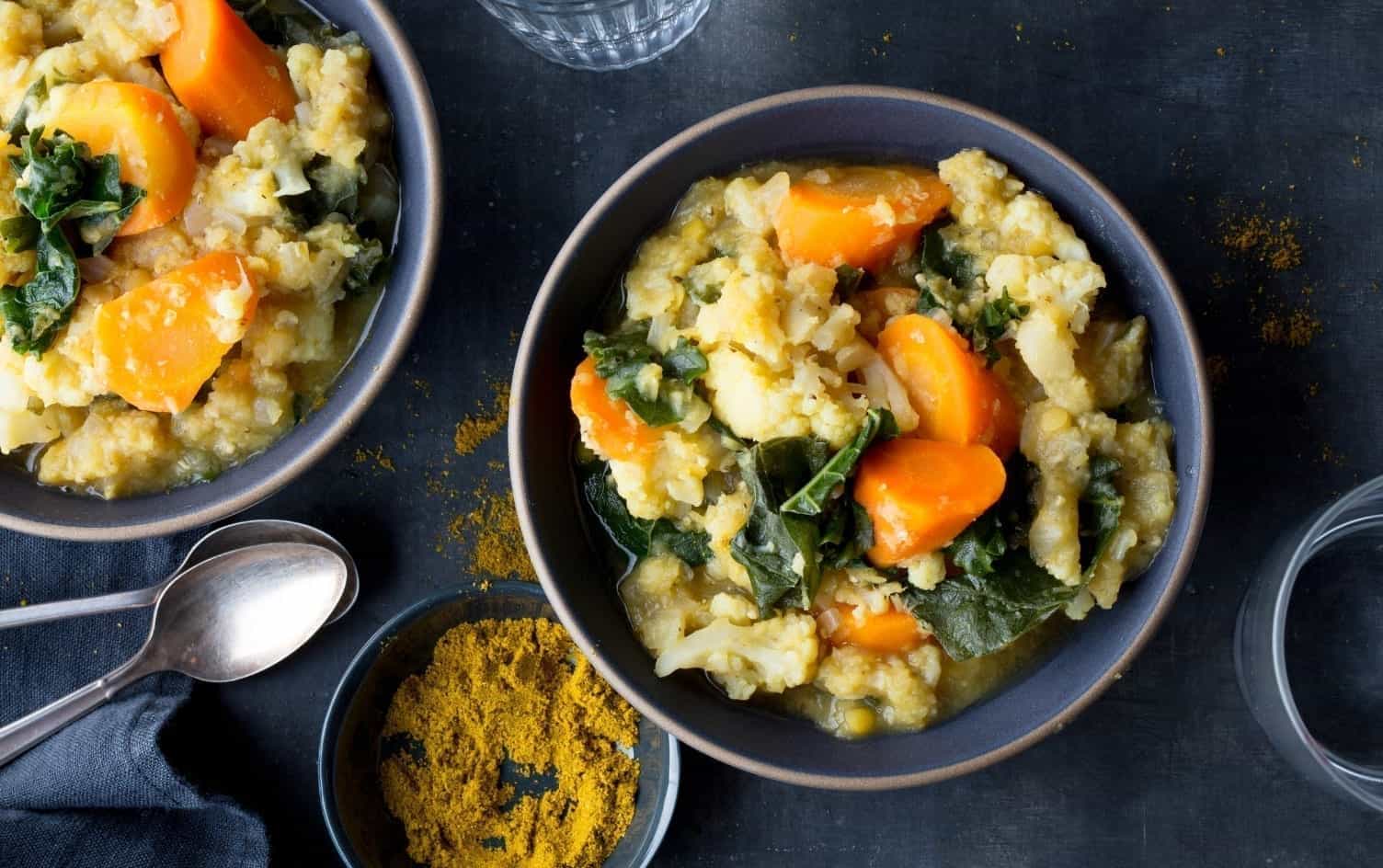 Slow Cooker Turmeric Lentil Stew