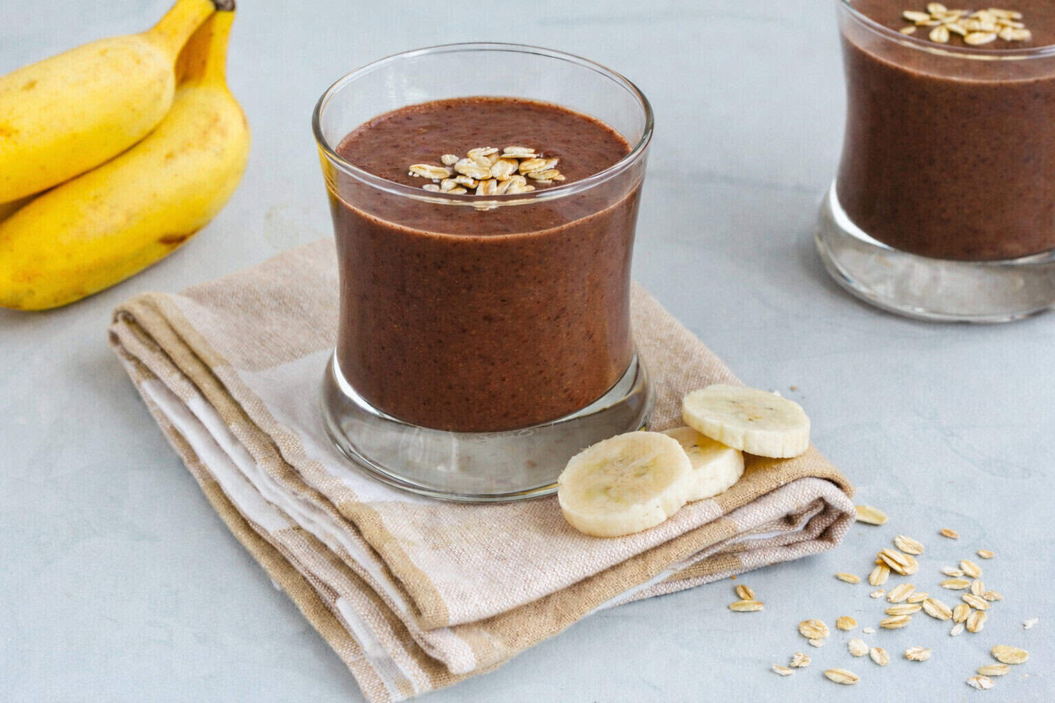 Vegan Mocha Banana Protein Shake