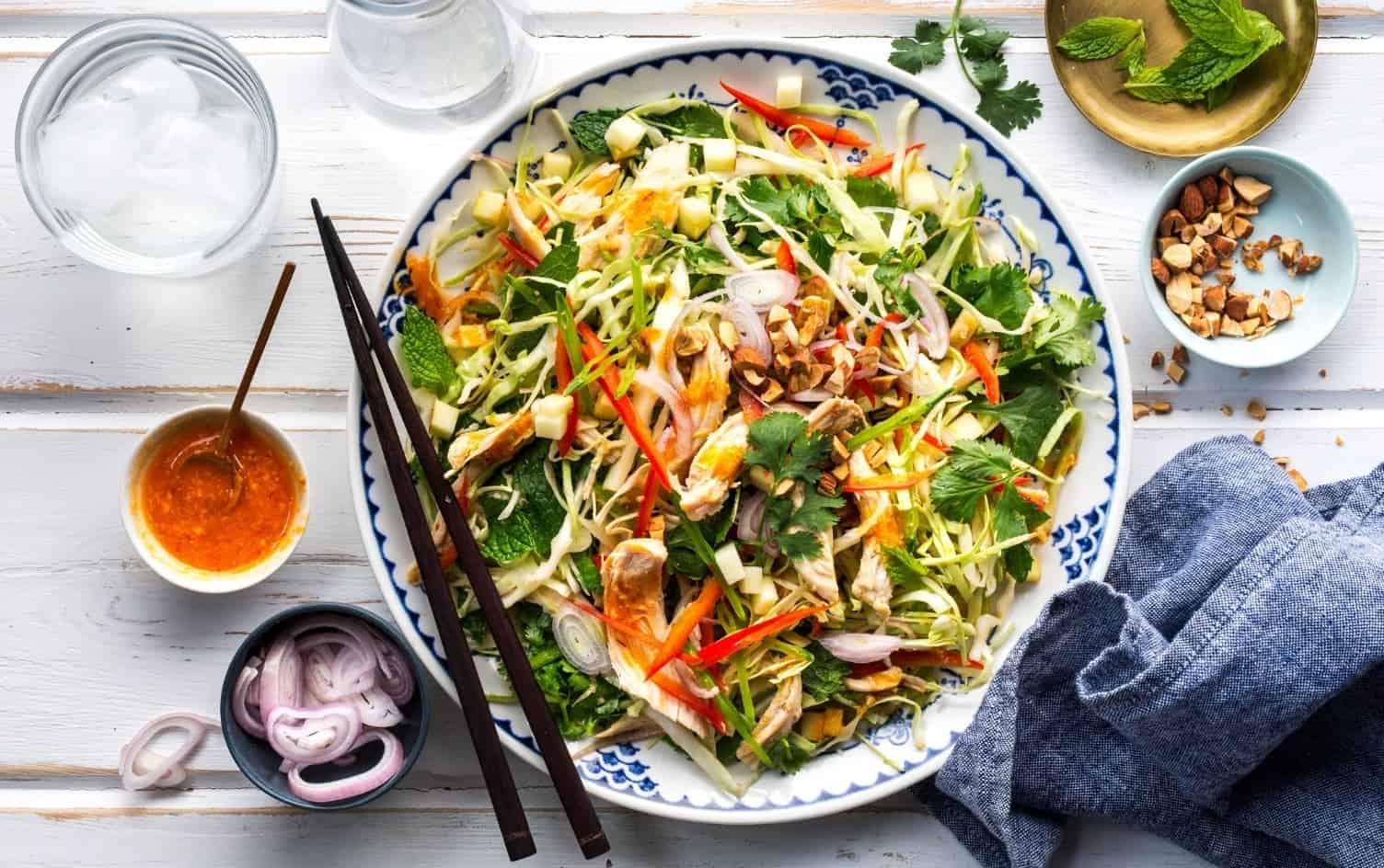 Vietnamese Lemongrass Chicken Salad | MyFitnessPal