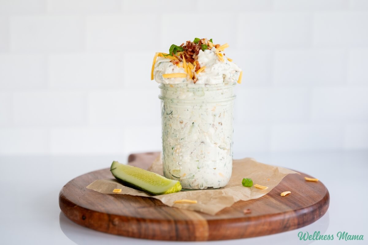Dill Pickle Dip (With Clean Ingredients)