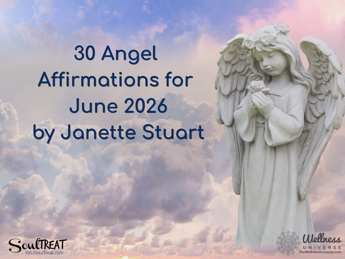 30 Angel Affirmations for June 2026 by Janette Stuart