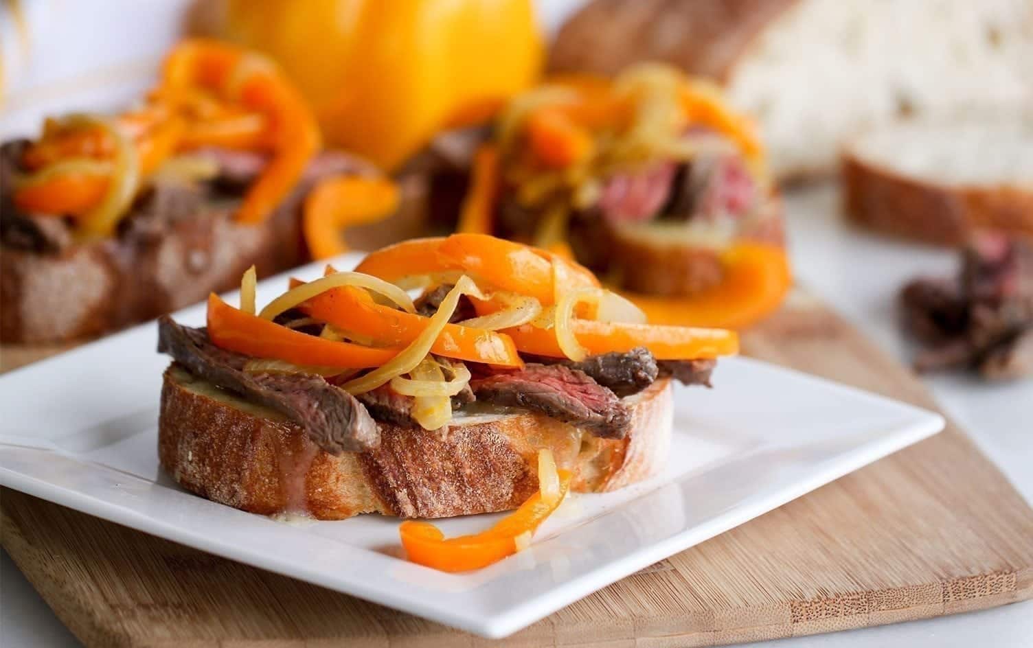 Open-Faced Steak Sandwich | MyFitnessPal