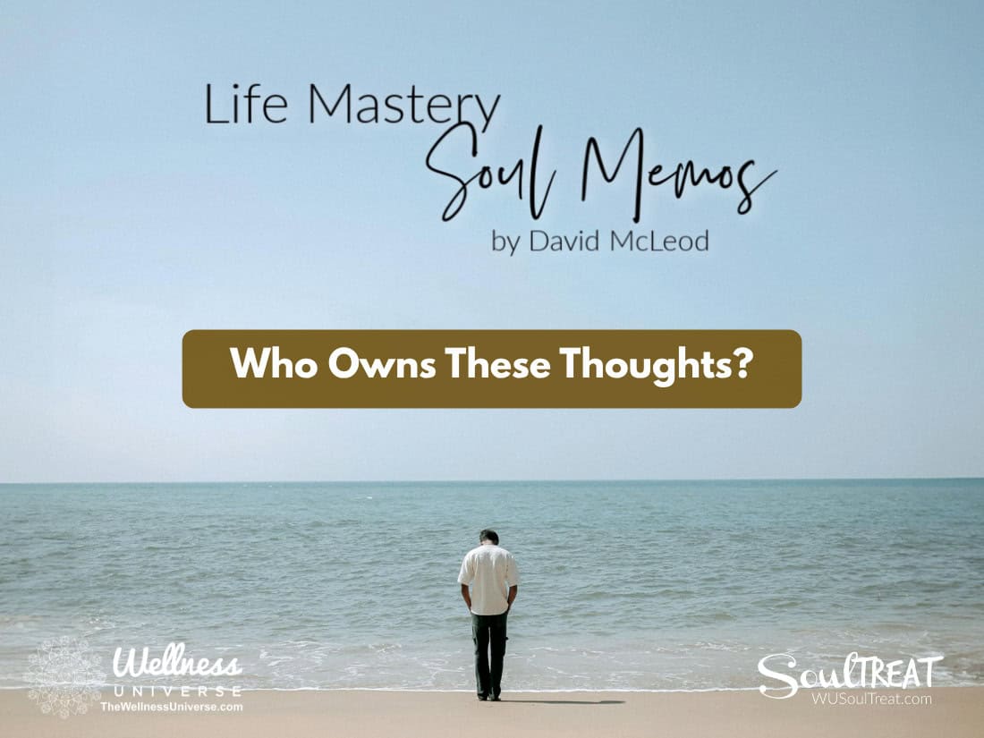Who Owns These Thoughts? | Life Mastery Soul Memos with David McLeod