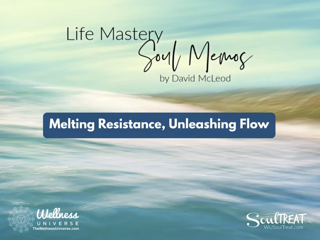 Melting Resistance, Unleashing Flow | Life Mastery Soul Memos with David McLeod