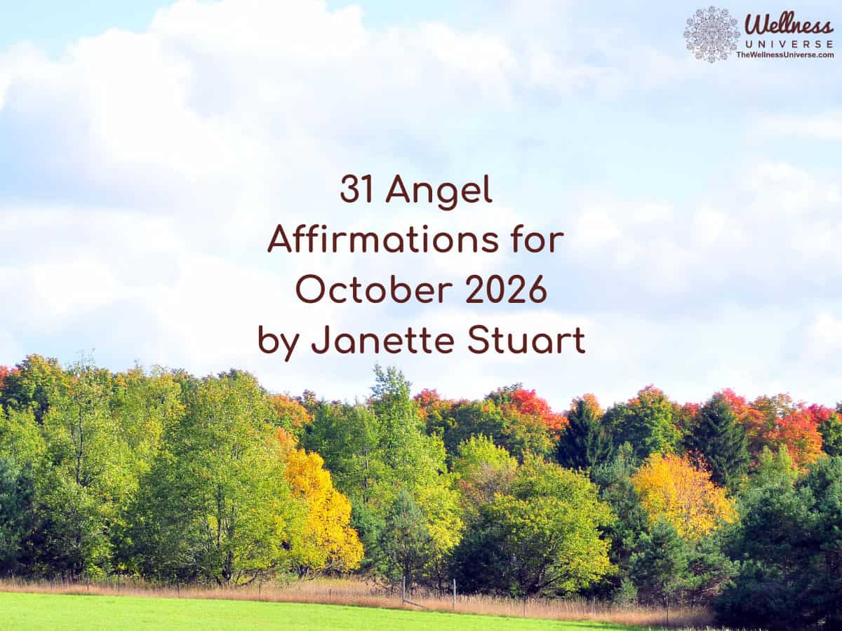 31 Angel Affirmations for October 2026 by Janette Stuart
